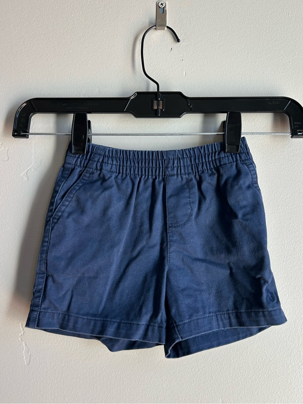 Ralph Lauren Baby Shorts Navy Pull On Elastic Waist Classic Preppy Nautical